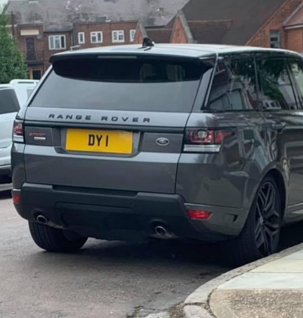 UK Number Plate DY 1